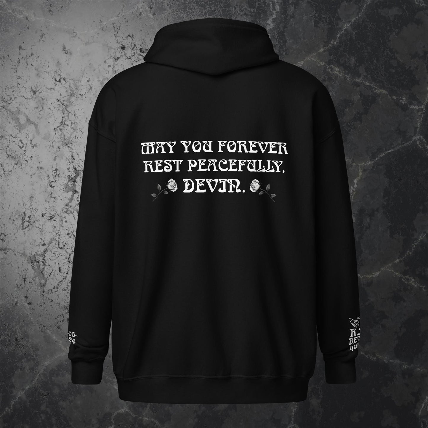 Tribute to Devin Zip Up